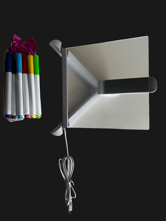3D LED Light Glass Acrylic Writing pad