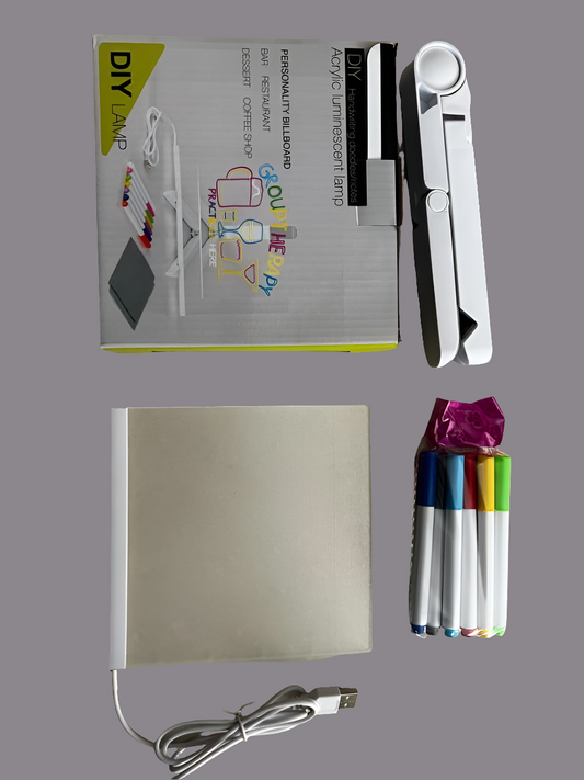 3D LED Light Glass Acrylic Writing pad